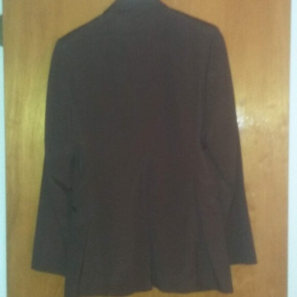 VINTAGE🌻JEAN PAUL GAULTIER FEMME 90s Tailored Chocolate Brown Blazer Jacket - Picture 6 of 13